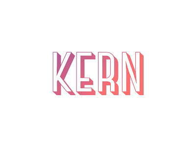 Kern "on the cob" branding color design kerning