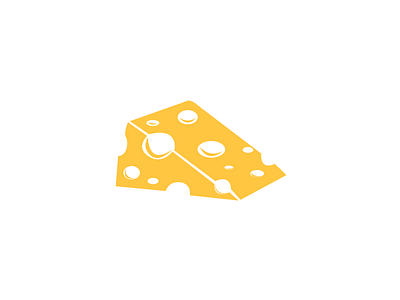 Cheese brand design graphics logo vector