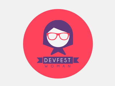 Devfest Woman graphic design