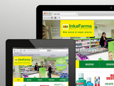 InkaFarma Website Proposal web design