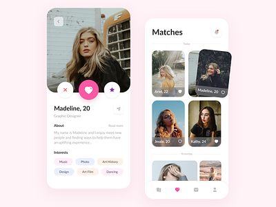 Dating App app dating design ui
