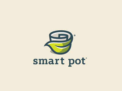 Smart Pot Identity gardening identity illustration innovation logo plants