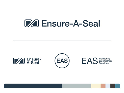 EAS brand brand identity branding casket deathcare helvetica icon identity lockup logo seal utility