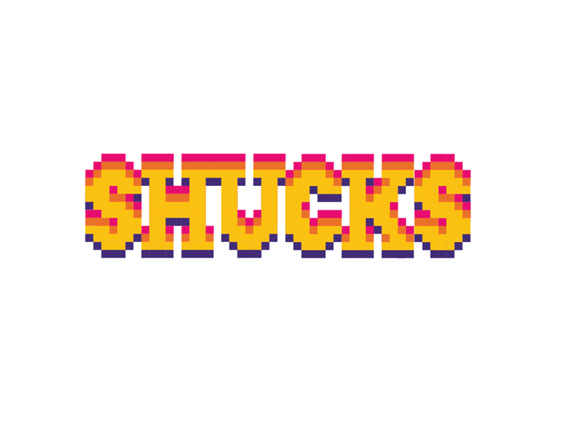 SHUCKS bitmap gif pixels shapes shucks