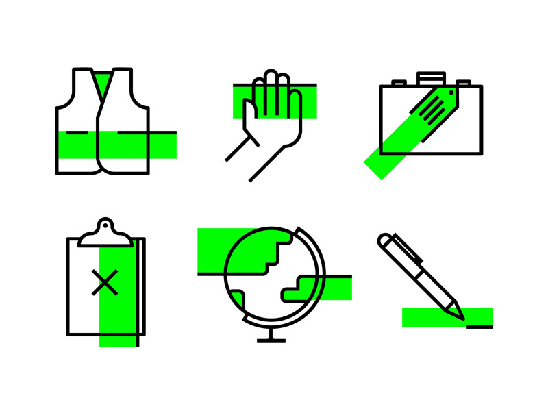 Let it fly ui illustration change world interface iconography ux icon