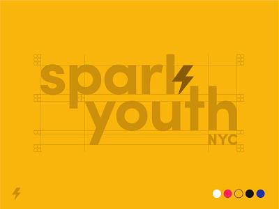Voltage brand design branding lightning logo logotype nonprofit nyc sports youth