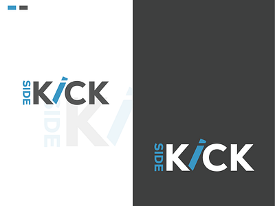 Side Kick abstract business logo creative flat logo letter letters logo modern logo number simple logo word
