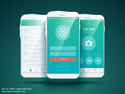 Smart Gallery Mobile App Design - eBizneeds android app design android app development app designer app designers app designers australia app developer app developers