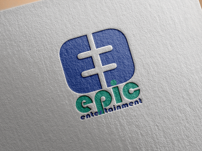 Epic Entertainment Logo branding design graphic design illustration illustrator logo logo design logodesign logos logotype minimal typo vector vector illustration