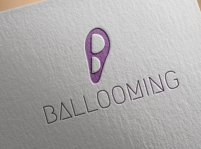 Ballooming Logo app branding design graphic design illustration illustrator logo logodesign logotype vector