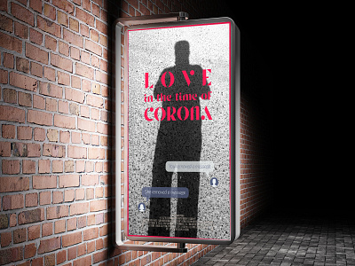 Love In The Time Of Corona branding cinema design graphic design illustration illustrator movie poster poster poster art poster design typography vector