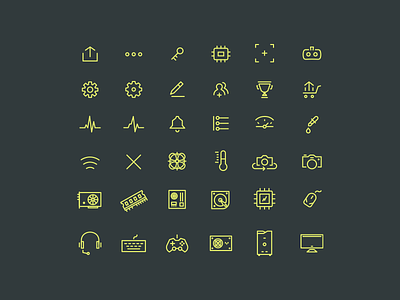 A few icons from this past year. app design iconography icons illustration logo nav software typography ui ux