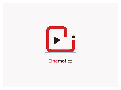 Cine illustrator logo concept photoshop