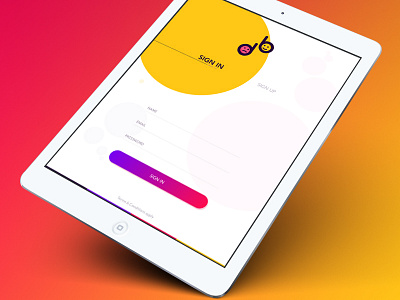 Feedback App Design app colours feedback ipad selection simple user experience user interface