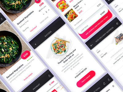 Foodie - A concept app design for the foodies app design detail food foodie landing page location map navigation restaurant user experience user interface