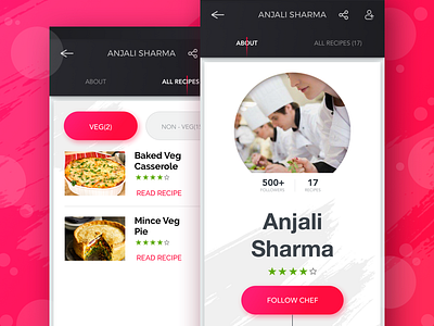 Foodie - A concept app design for the foodies