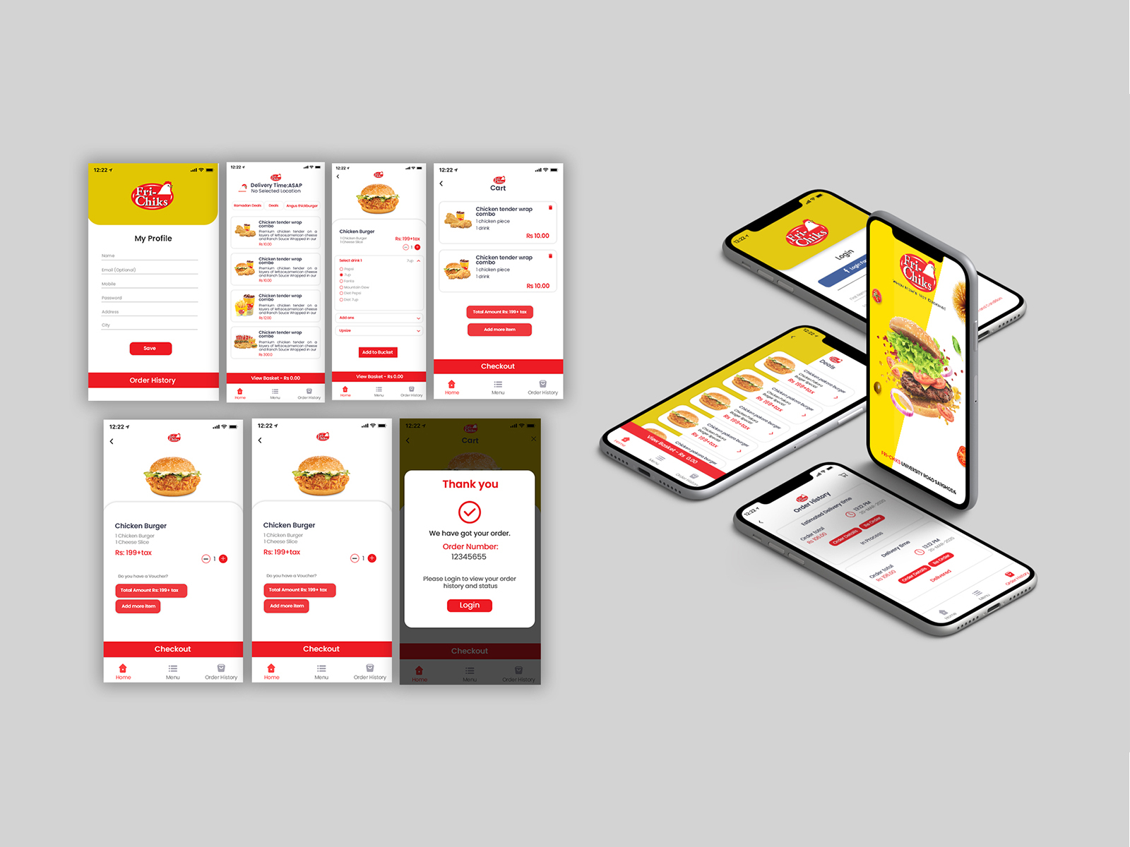 Food Delivery Mobile App by LEZ Solutions on Dribbble