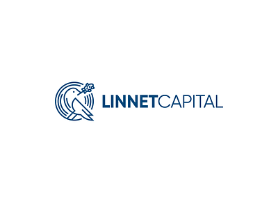 Linnet Capital bird black bud cannabis capital flower hash icon invest investing investment linnet logo logotype minimal sign weed white