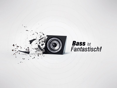 Bass Ist Fantastisch design icon logo photoshop web