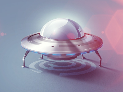 UFO design icon photoshop web