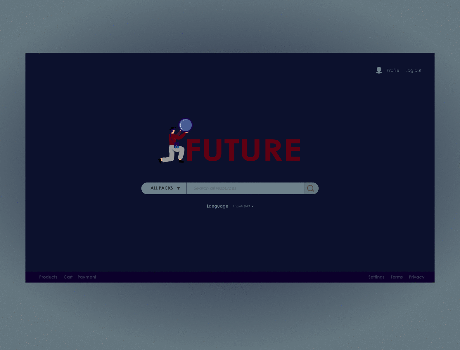 Daily Ui Challenge 22 - search - future