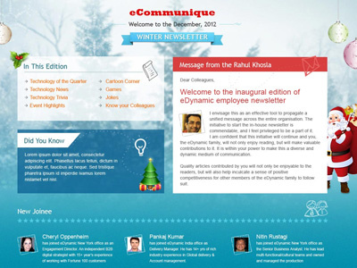 Newsletter Christmas christmas creative design newsletter ui