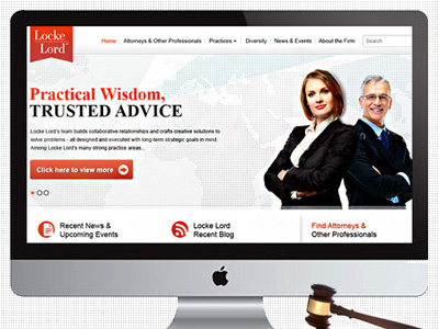 Law Firm clean design lawfirm ui website