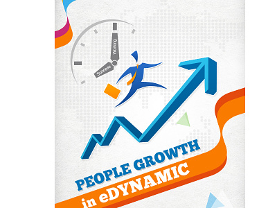 Poster 2 creative design employee growth graphic growth poster