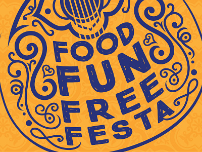 Food Fun Free Festa | Viva Portugal | #TBT boston branding festa festival food guitar guitarra illustration logo music new bedford portugal rooster theater typography vector