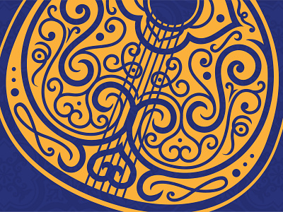 Portuguese Guitarra | Viva Portugal | #TBT boston branding festa festival food guitar guitarra illustration logo music new bedford portugal rooster theater typography vector