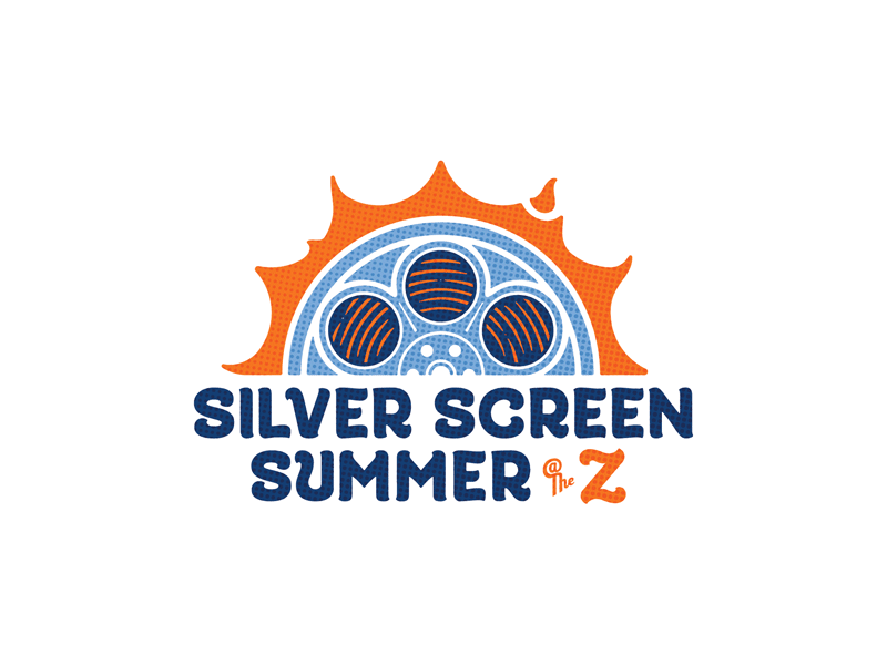 Silver Screen Summer at the Z | #TBT Branding 2017 2018 blockbuster boston classic film font illustration logo massachusetts movies new bedford silver screen summer sun theater type typeface typography vector