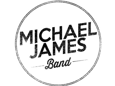 Michael James Band Logo band logo distressed logo
