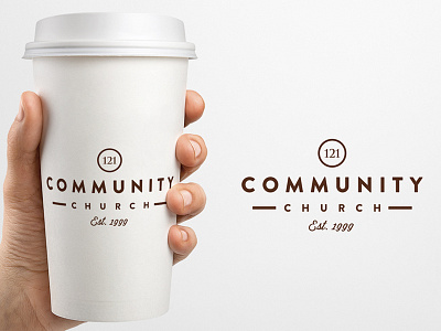 121 Community Church Promo Mug church coffee cup logo promo