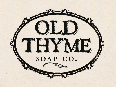 Old Thyme Soap Logo logo product label