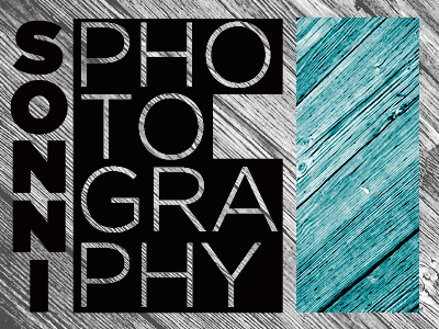 Sonni Photography Logo geometry logo photography wood grain