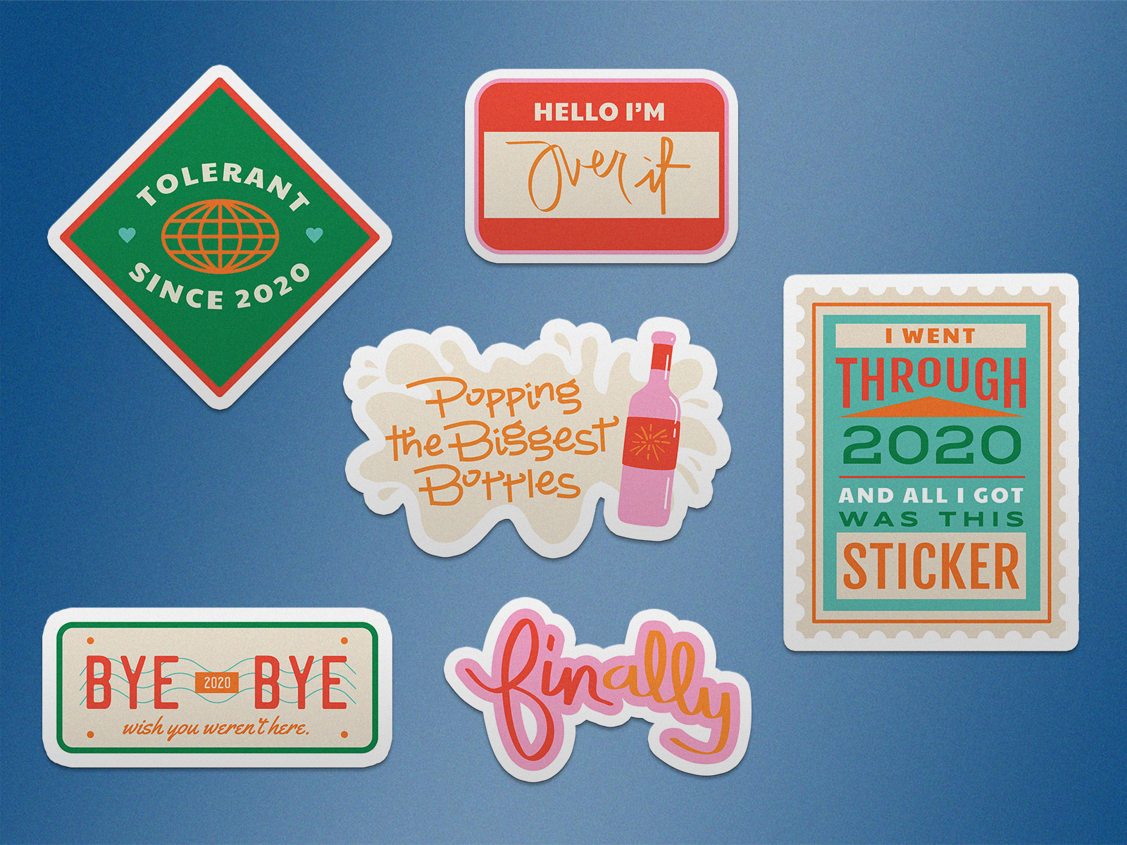 Say Goodbye To 2020 21 Free Stickers For 2021 2 3 By Alyssa Maac On Dribbble