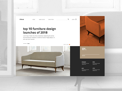 thtren Web design branding design furniture ui ux uidesign uxdesign web website