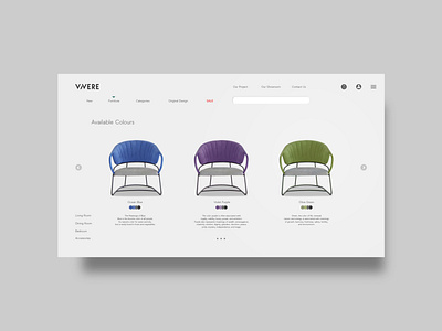 Vivere Web Design branding chair design chairs design furniture furniture design homepage homepage design interior logo typography ui ux web web design