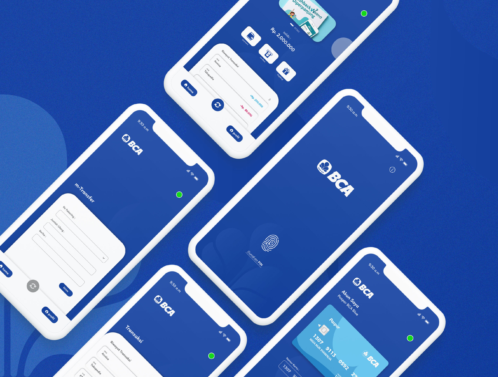 Re-Design BCA Mobile By Nida Nur Syawalia On Dribbble