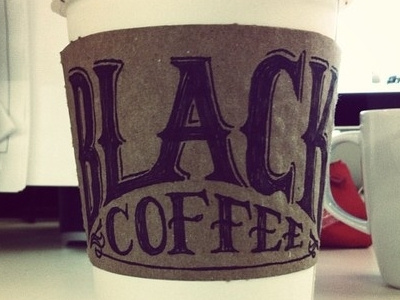 Black coffee.