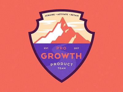 Product Team Badge badge illustration mountain national park