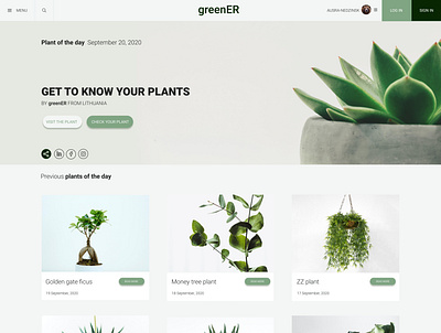 HomePage for greenER design figma homepage homepage design homepagedesign ui ux web website