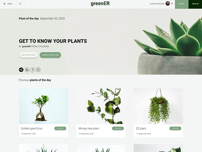 HomePage for greenER