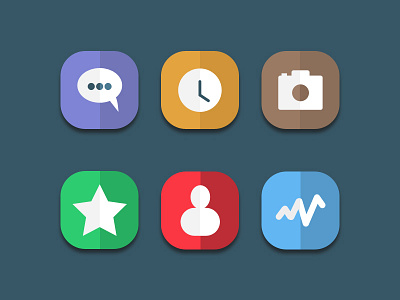 Flat icons Freebie