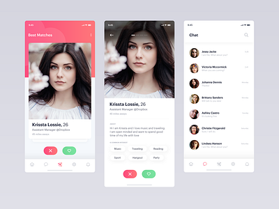 Dating App by Agile Infoways on Dribbble