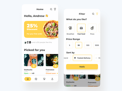 Food delivery app