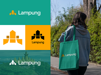 Lampung Brand brand brand identitiy lampung logo siger