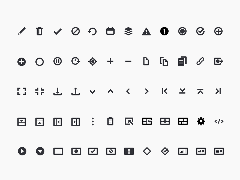 Camunda Icons by Franz Heidl for Camunda Product Design on Dribbble