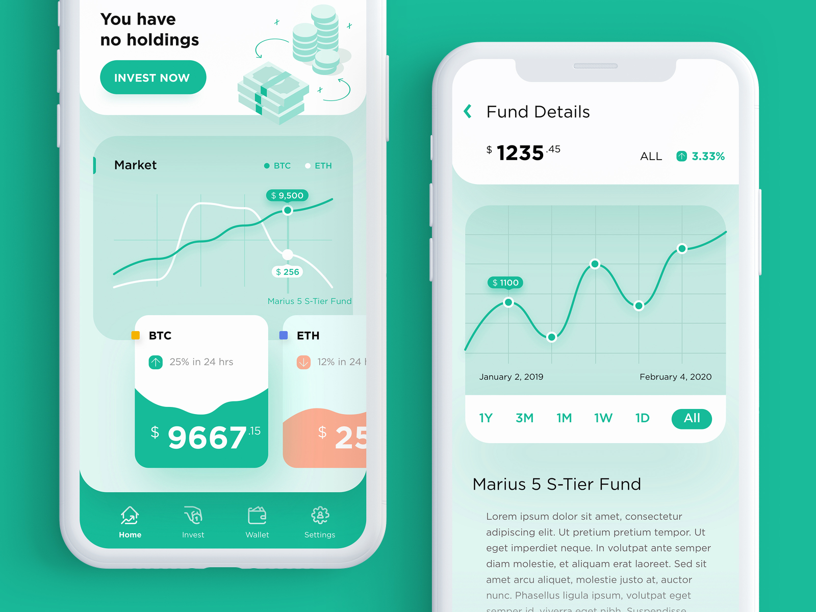 Cryptocurrency Wallet App Concept by Rit on Dribbble