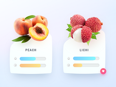 Fruits Card Widgets